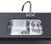 Click for Smeg Sinks 1.5 Bowl Stainless Steel Undermount Kitchen Sink.