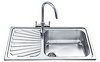 Click for Smeg Sinks 1.0 Large Bowl Stainless Steel Kitchen Sink, Left Hand Drainer.
