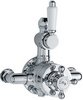 Click for Hudson Reed Traditional Dual exposed thermostatic shower valve.