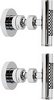 Click for Hudson Reed Shower Jets 2 x Minimalist Body Jets (Chrome).