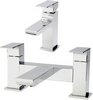 Click for Hudson Reed Art Bath Filler Tap & Waterfall Basin Tap (Chrome).