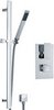 Click for Hudson Reed Art Twin Thermostatic Shower Valve & Slide Rail Kit (Chrome).