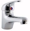 Click for Solo Single lever mono basin mixer tap (Chrome) + Free pop up waste