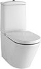 Click for Hudson Reed Ceramics Curved Toilet With Dual Push Flush & Top Fix Seat.