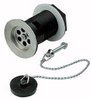 Click for Wastes Contract basin waste with poly plug and ball chain (chrome)