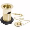 Click for Wastes Brass basin waste with ball chain (Gold)