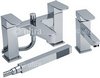 Click for Ultra Embrace Basin & Bath Shower Mixer Tap Set (Free Shower Kit).