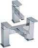 Click for Ultra Embrace Basin Mixer & Bath Filler Tap Set (Chrome).