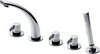 Click for Hudson Reed Grace 5 Tap Hole Bath Shower Mixer Tap With Shower Kit (Chrome).