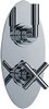 Click for Ultra Helix Twin Concealed Thermostatic Shower Valve (Chrome).