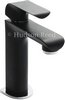 Click for Hudson Reed Hero Basin Tap (Black & Chrome).