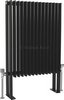 Click for Hudson Reed Radiators Fin Floor Mounted Radiator (Black). 570x900mm.