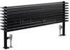 Click for Hudson Reed Radiators Fin Floor Mounted Radiator (Black). 1000x504mm.