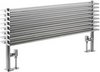 Click for Hudson Reed Radiators Fin Floor Mounted Radiator (Silver). 1000x504mm.