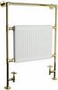 Click for HR Traditional Duchess heated towel rail (gold). 640x920mm. 2064 BTU
