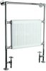 Click for Ultra Radiators Islington Heated Towel Rail (Chrome & White). 640x920mm.