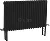 Click for Ultra Colosseum Triple Column Radiator With Legs (Black). 1011x600mm.