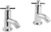 Click for Hudson Reed Kristal Cross Head Basin Taps (pair).