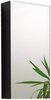 Click for Hudson Reed Quintus Mirror Bathroom Cabinet (Black).  380x730x130mm.