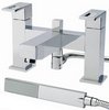 Click for Hudson Reed Logo Bath Shower Mixer Tap With Shower Kit (Chrome).