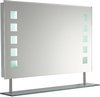 Click for Ultra Mirrors Latitude Backlit Bathroom Mirror With Shelf. 800x500mm.