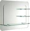 Click for Ultra Mirrors Trilogy Bathroom Mirror With Shelves. 800x600mm.