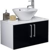 Click for Hudson Reed Lumina Wall Vanity Unit With Granite Top & Basin. 740x435mm.