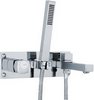 Click for Ultra Muse Wall Mounted Bath Shower Mixer Tap With Shower Kit (Chrome).