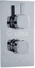 Click for Ultra Muse Twin Concealed Thermostatic Shower Valve (Chrome).