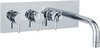 Click for Ultra Quest Wall Mounted Thermostatic Triple Bath Filler Tap (Chrome).