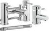 Click for Ultra Quest Basin & Bath Shower Mixer Tap Set (Free Shower Kit).