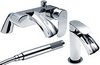 Click for Hudson Reed Reign Waterfall Basin & Bath Shower Mixer Tap Set.