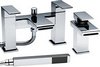 Click for Hudson Reed Strike Waterfall Basin & Bath Shower Mixer Tap Set.