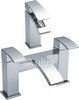 Click for Ultra Vibe Waterfall Basin Mixer & Bath Filler Tap Set (Chrome).