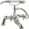 Click for Ultra Nostalgic Bath Shower Mixer with Small Handset (Chrome)