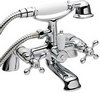 Click for Viscount Bath Shower Mixer with Small Handset (Chrome)