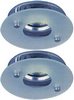 Click for Lights 2 x Low voltage chrome & glass downlight with lamps & transformers.