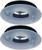 Click for Lights 2 x Low voltage black & glass downlight with lamps & transformers.