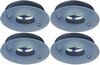 Click for Lights 4 x Low voltage satin & glass downlight with lamps & transformers.