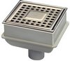 Click for Waterworld Wetroom Gully, Stainless Steel Grate, Bottom Outlet. 158mm