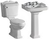 Click for XPress Classic 4 Piece Bathroom Suite With Toilet, Seat & 580mm Basin.