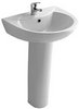 Click for XPress Eco 1  Basin & Pedestal (1 Tap Hole).  Size 545x445mm.